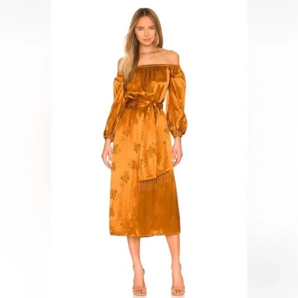 House of Harlow 1960 x REVOLVE Rosito Midi Dress Color Copper Small